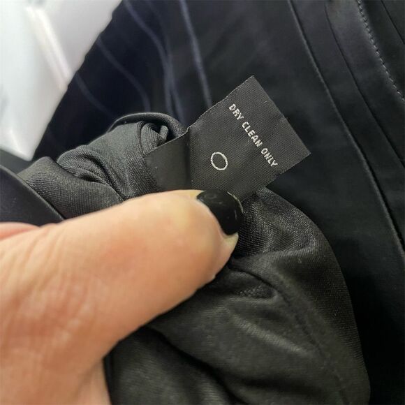 JAX Women's Black Knee Length Cocktail Dress Size 8 Cap Sleeve V-Neck - Picture 6 of 6